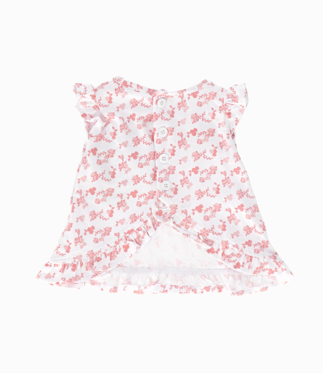 Conjunto Recién Nacida De Polera Y Calzas 0 meses / Rosado
