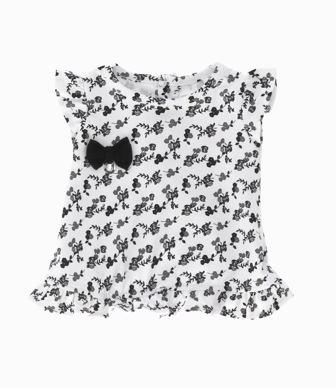 Conjunto Recién Nacida De Polera Y Calzas 0 meses / Negro