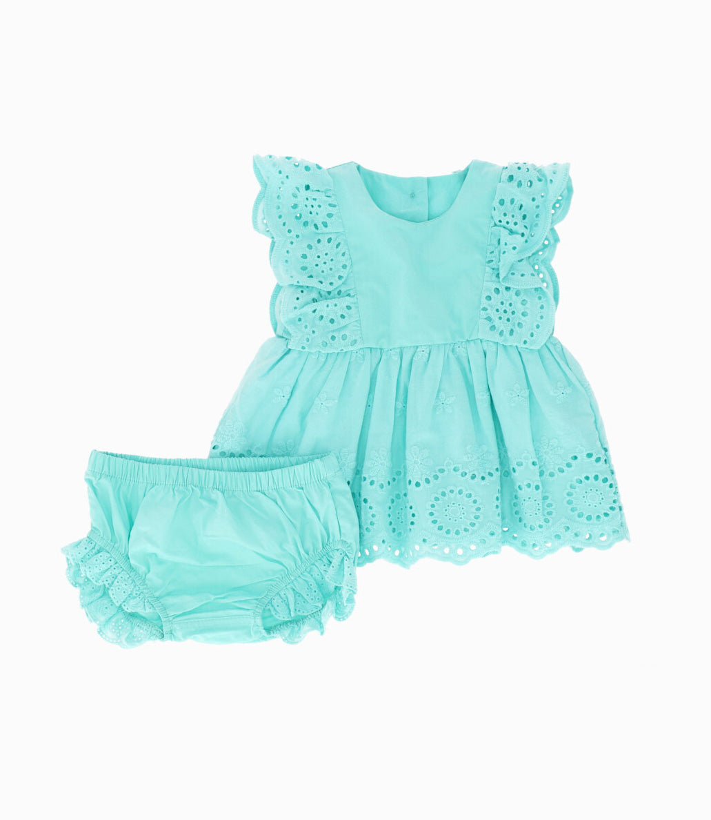 Conjunto Recién Nacida Con Vuelos 0 meses / Menta