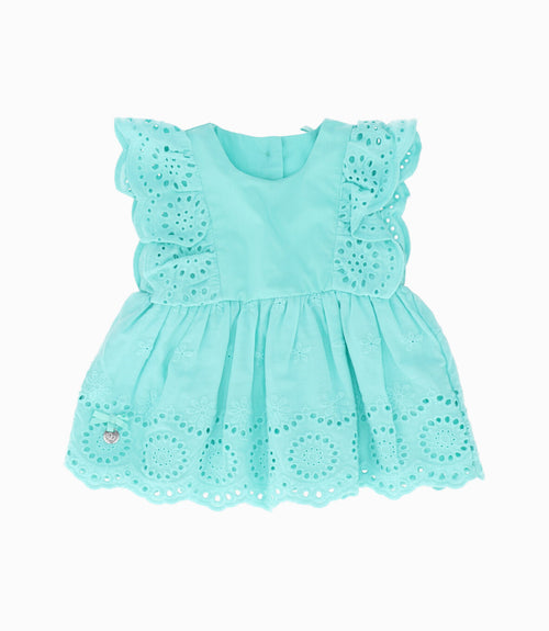 Conjunto Recién Nacida Con Vuelos 0 meses / Menta