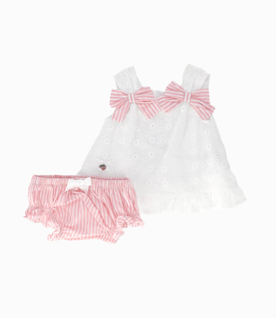 Conjunto Recién Nacida Floreado 0 meses / Rosado