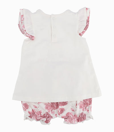 Conjunto Recién Nacida De Polera Y Calzón