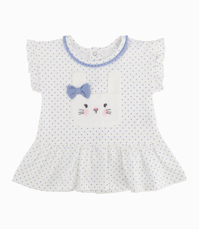 Conjunto Recién Nacida De Polera Y Calzas