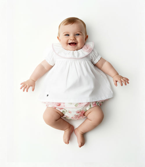 Conjunto Recién Nacida Floreado