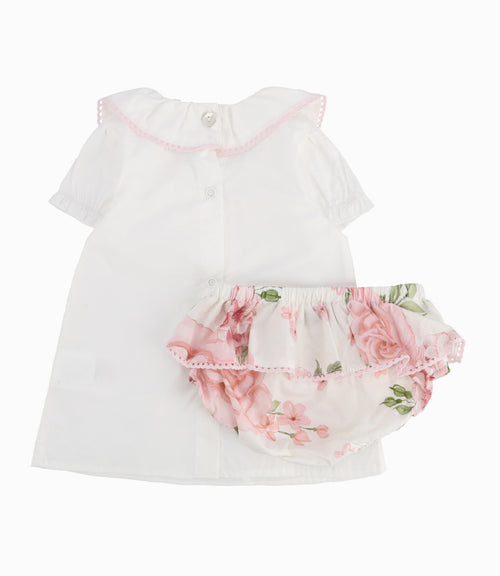 Conjunto Recién Nacida Floreado 0 meses / Palo Rosa