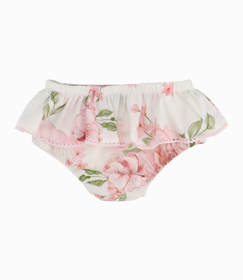 Conjunto Recién Nacida Floreado 0 meses / Palo Rosa