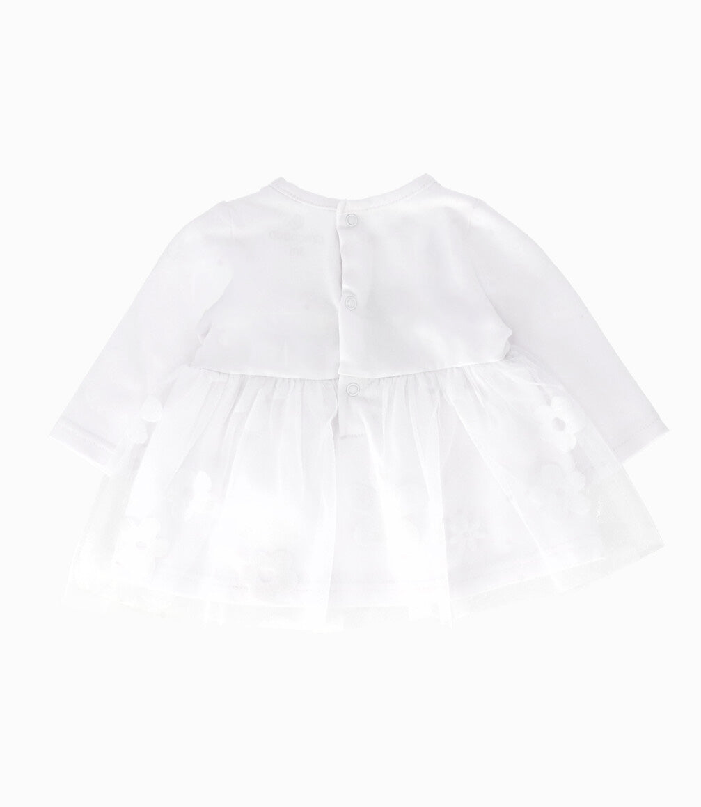 Conjunto recién nacida con tul 0 meses / Blanco