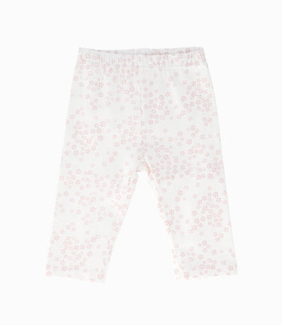 Conjunto recién nacida de polera y calzas 0 meses / Rosado