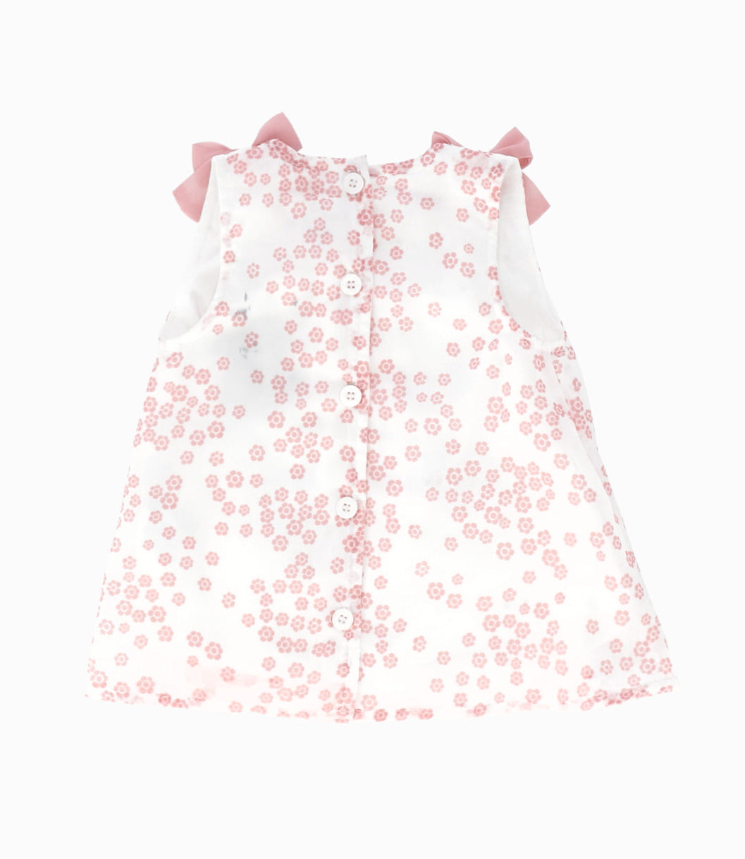 Conjunto recién nacida de top y calzas 0 meses / Rosado