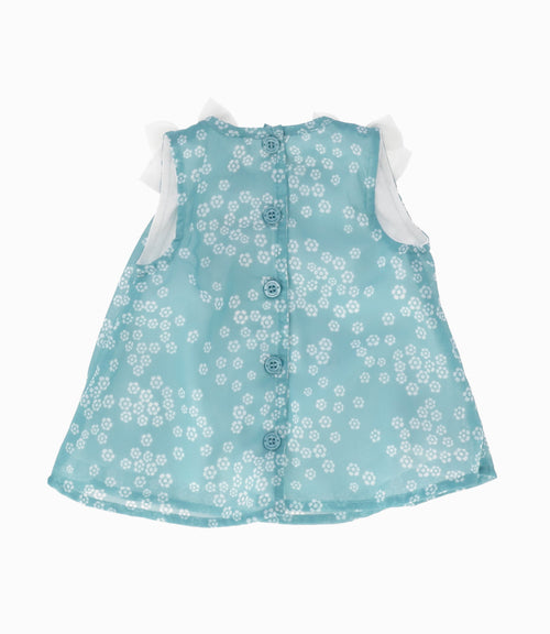 Conjunto recién nacida de top y calzas 0 meses / Menta