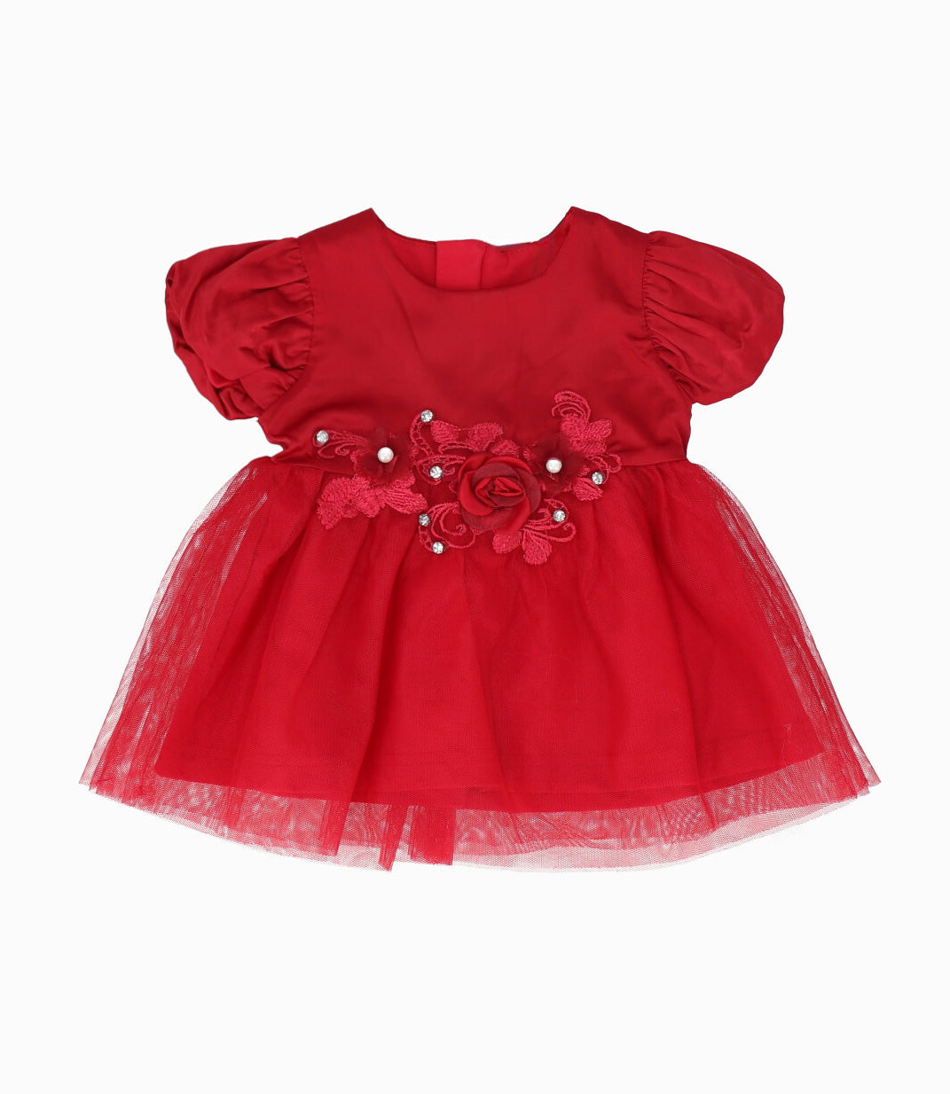 Conjunto Recién nacida con tul 0 meses / Rojo