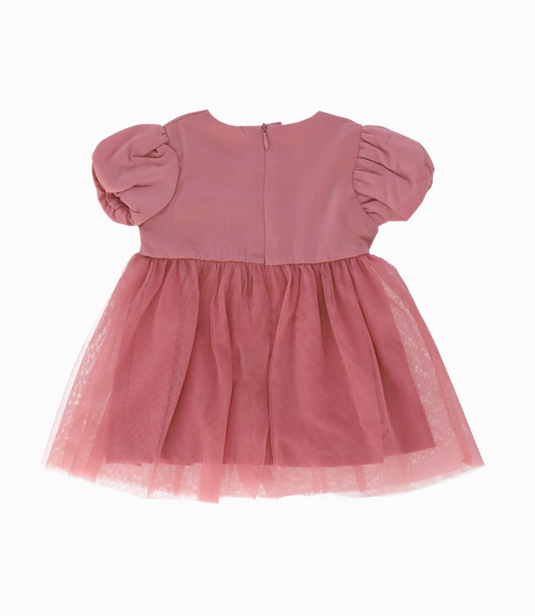 Conjunto Recién nacida con tul 0 meses / Palo Rosa