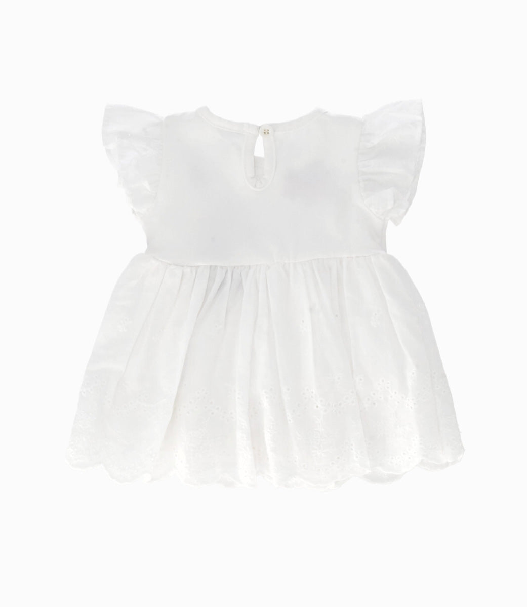 Conjunto Recién nacida con gato 0 meses / Blanco