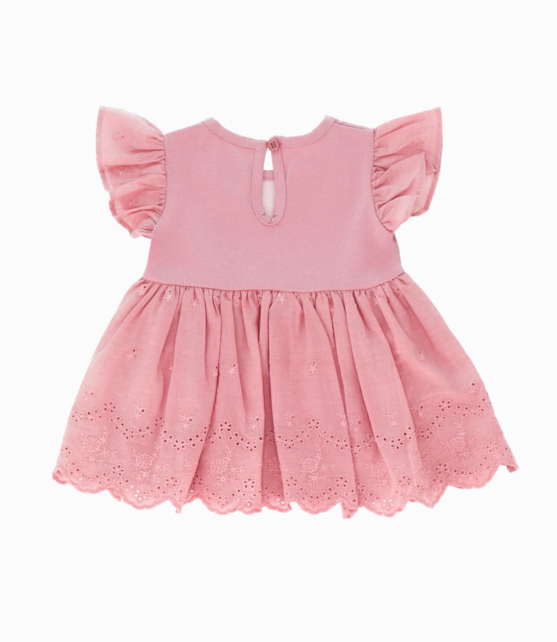 Conjunto Recién nacida con gato 0 meses / Palo Rosa