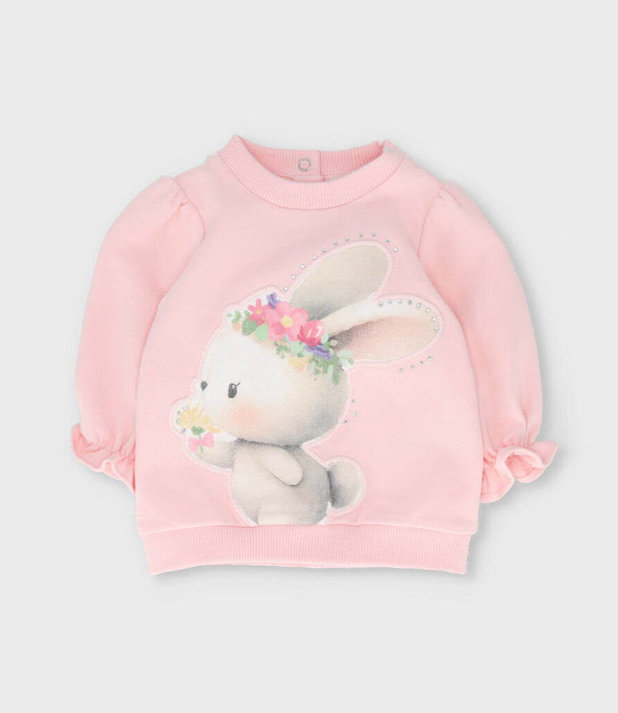 Conjunto recién nacida con conejo 0 meses / Rosado