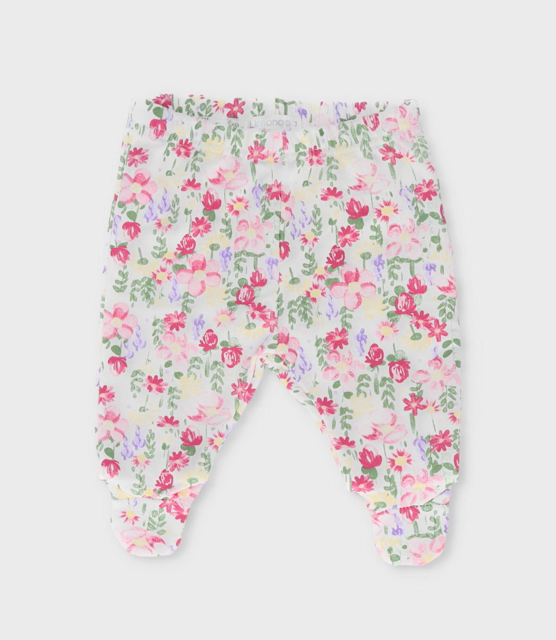 Conjunto recién nacida tejido con flores 0 meses / Rosado