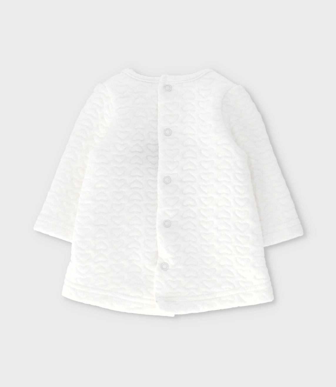 Conjunto recién nacida con ciervo y corazones 0 meses / Blanco