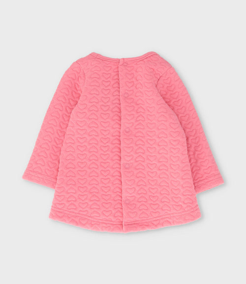 Conjunto recién nacida con ciervo y corazones 0 meses / Coral