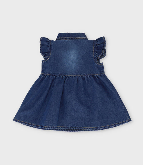 Conjunto recién nacida flores bordadas 0 meses / Azul Marino