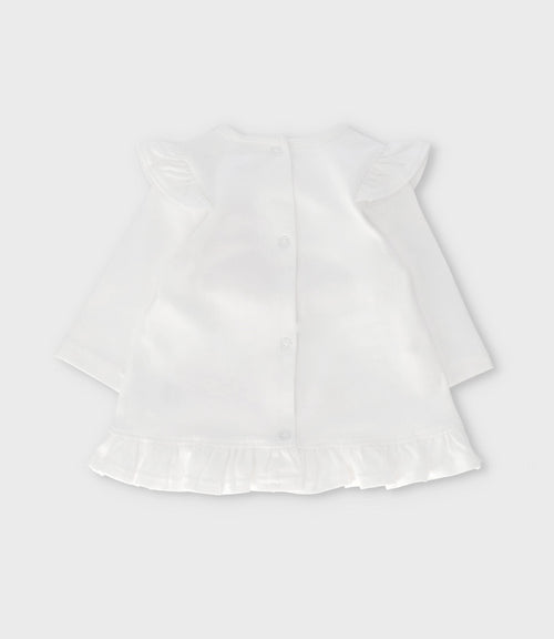 Conjunto recién nacida con estampado 0 meses / Coral