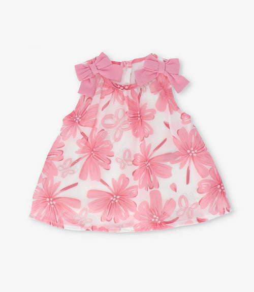 Conjunto recién nacida floreado 0 meses / Rosado