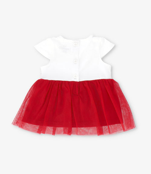 Conjunto recién nacida con lazos 0 meses / Rojo