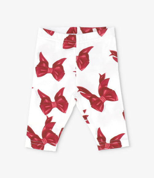 Conjunto recién nacida con lazos 0 meses / Rojo