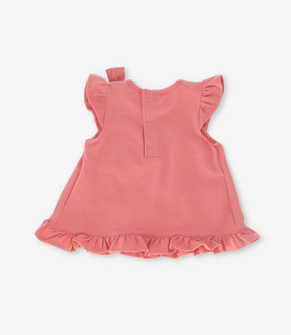Conjunto recién nacida con flores 0 meses / Coral