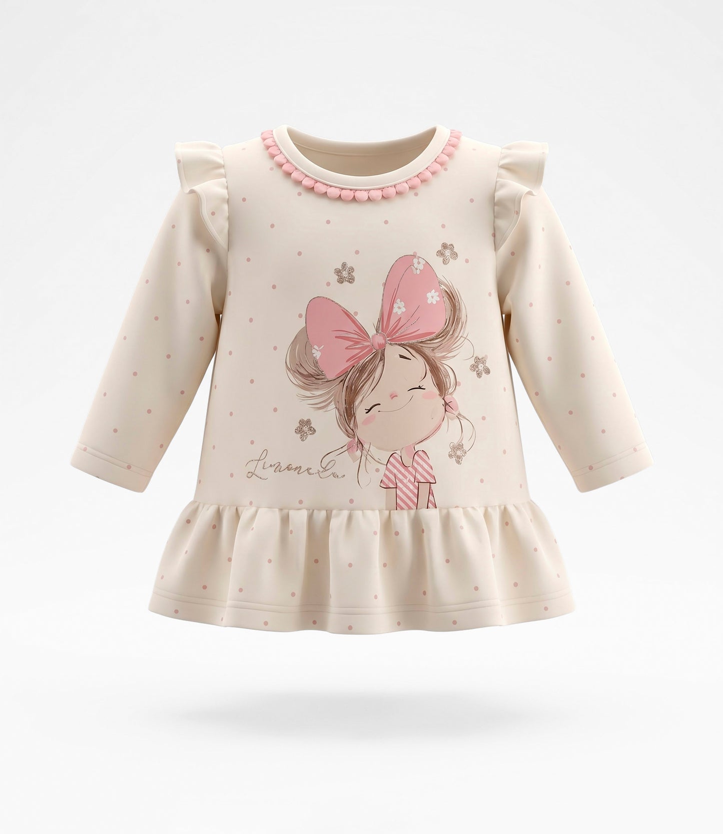 Conjunto recién nacida con puntos 0 meses / Coral