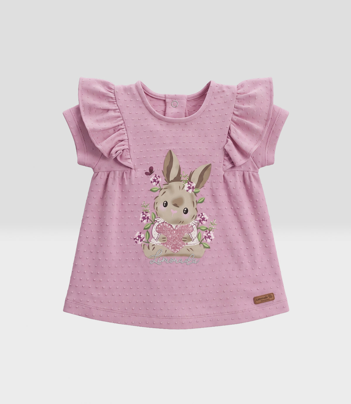 Conjunto recién nacida con conejo 0 meses / Rosado