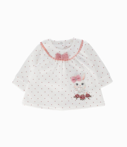 Conjunto Recién Nacida De Polera Y Calzas
