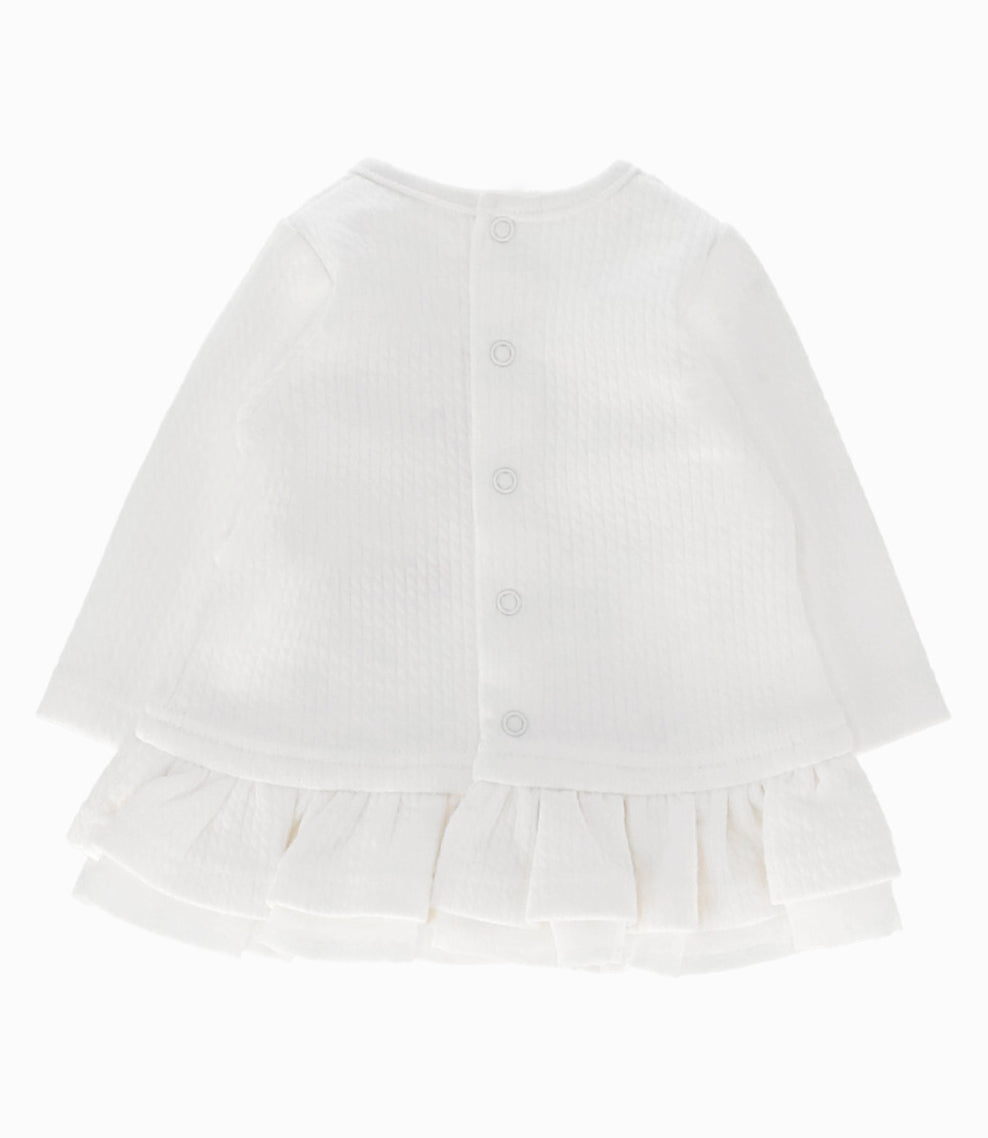 Conjunto Recién Nacida De Polerón Y Calzas 0 meses / Rosado