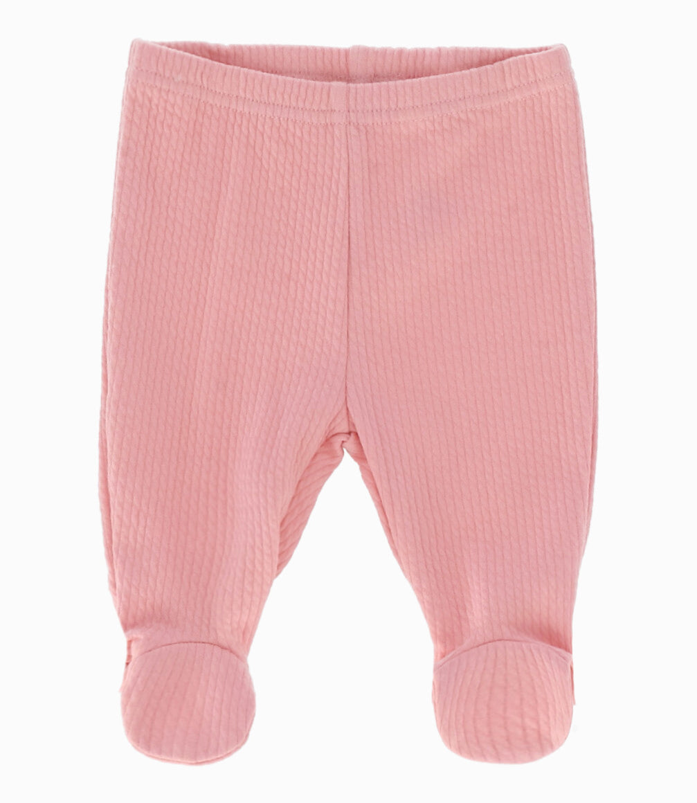 Conjunto Recién Nacida De Polerón Y Calzas 0 meses / Rosado