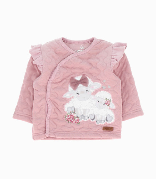 Conjunto recién nacida 3 piezas 0 meses / Palo Rosa