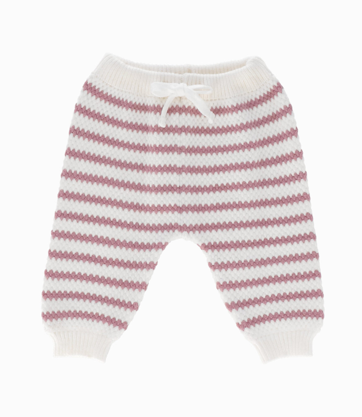 Conjunto recién nacida tejido 0 meses / Palo Rosa