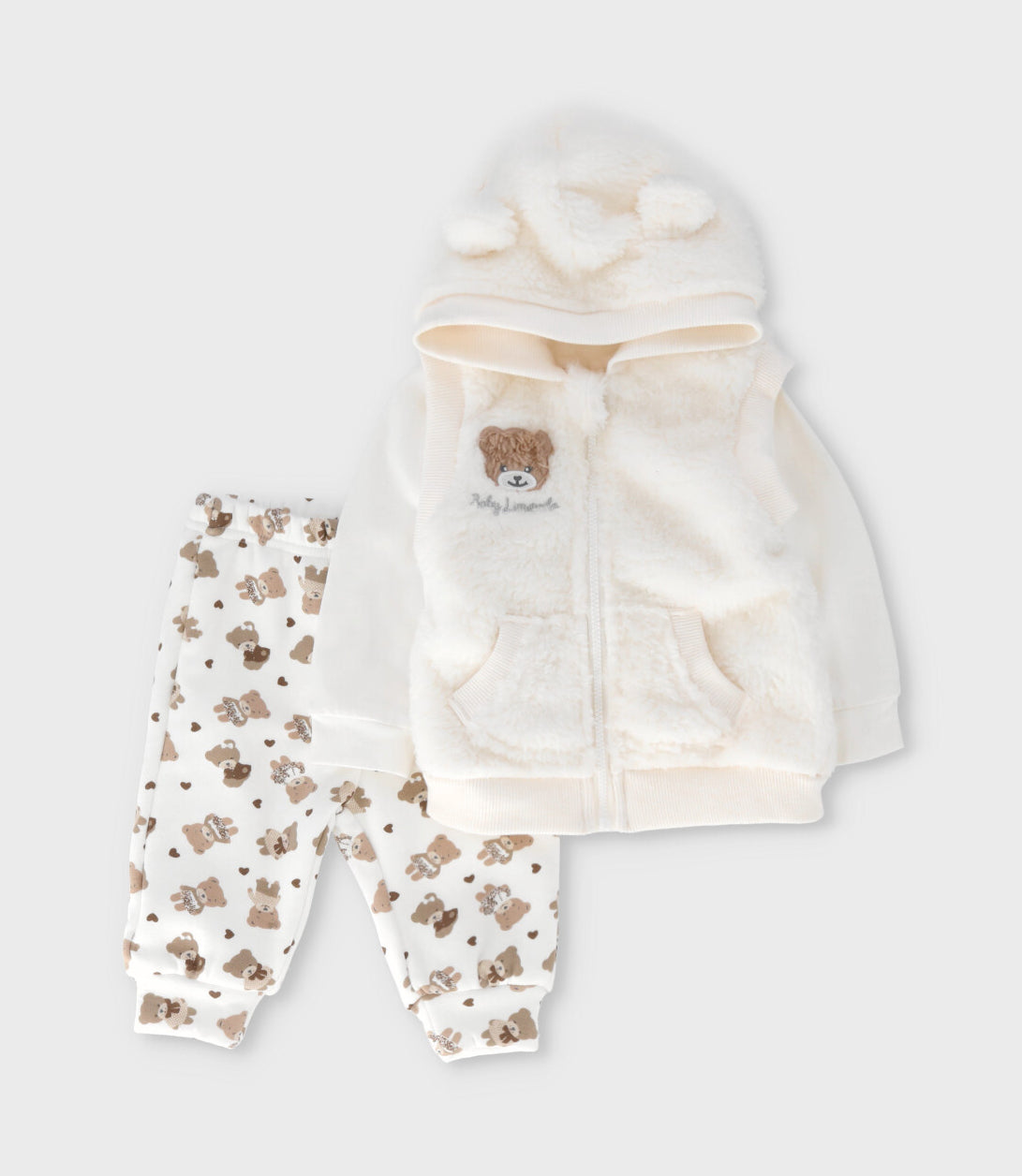 Conjunto recién nacida 3 piezas 0 meses / Blanco