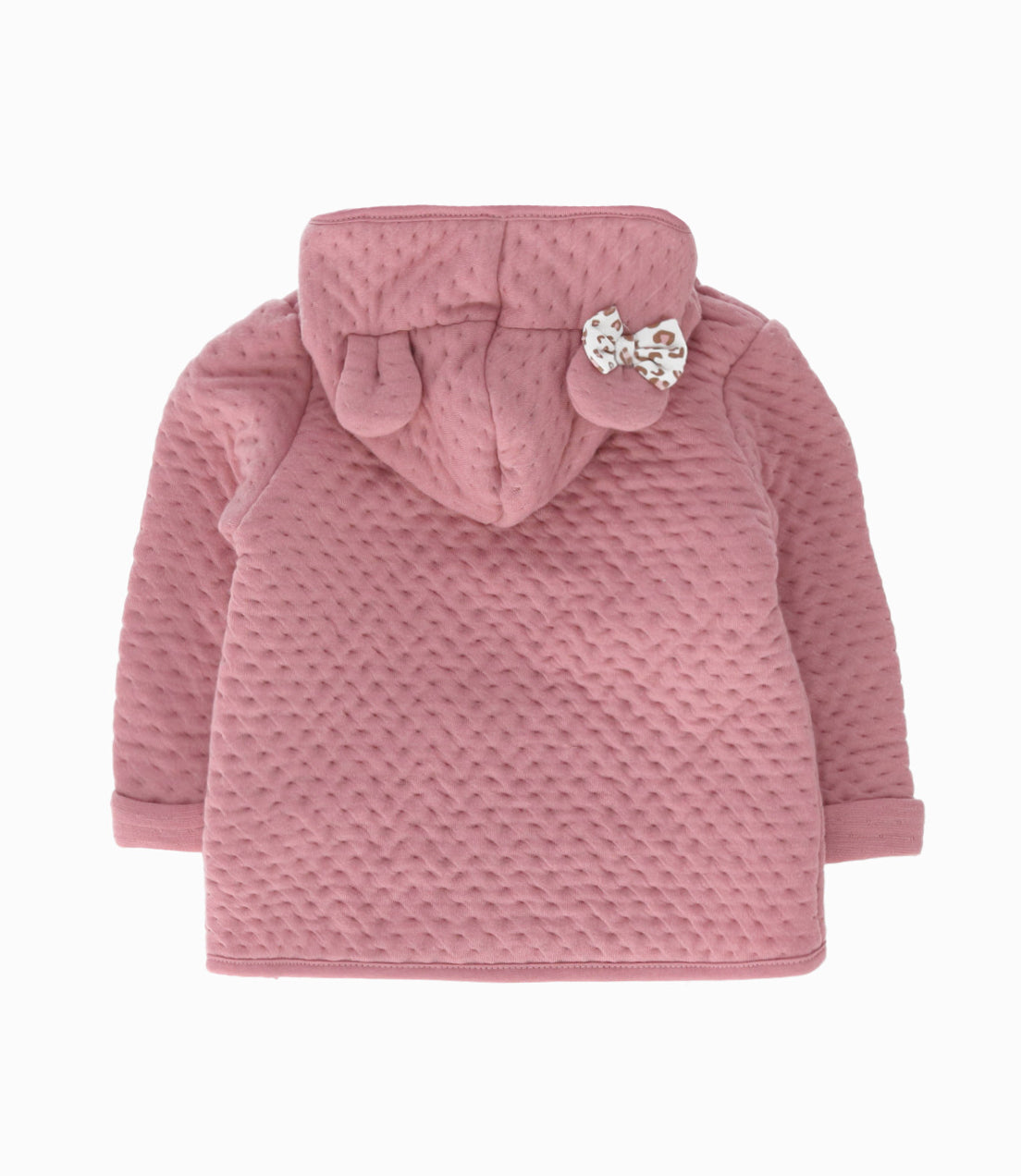 Conjunto recién nacida con osito 0 meses / Palo Rosa
