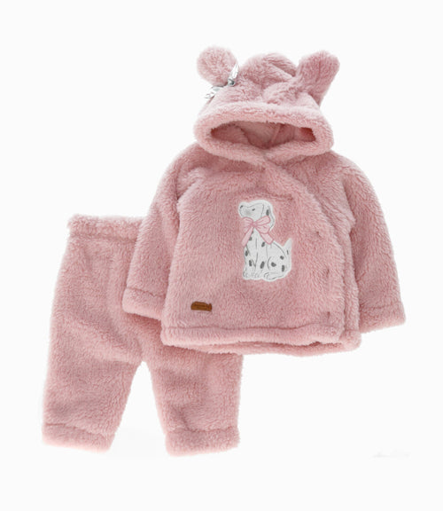 Conjunto recién nacida de polar 0 meses / Rosado