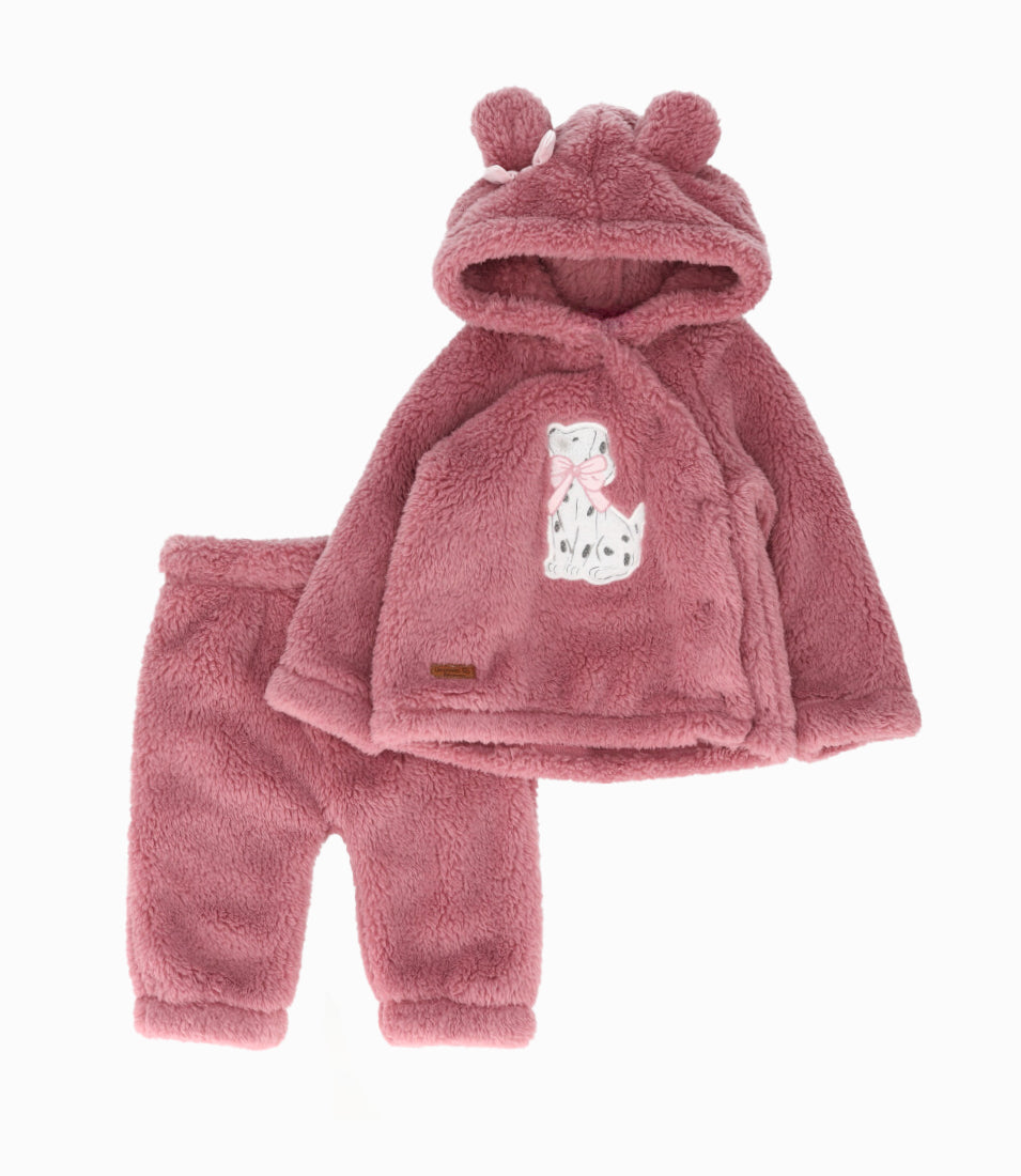 Conjunto recién nacida de polar 0 meses / Coral