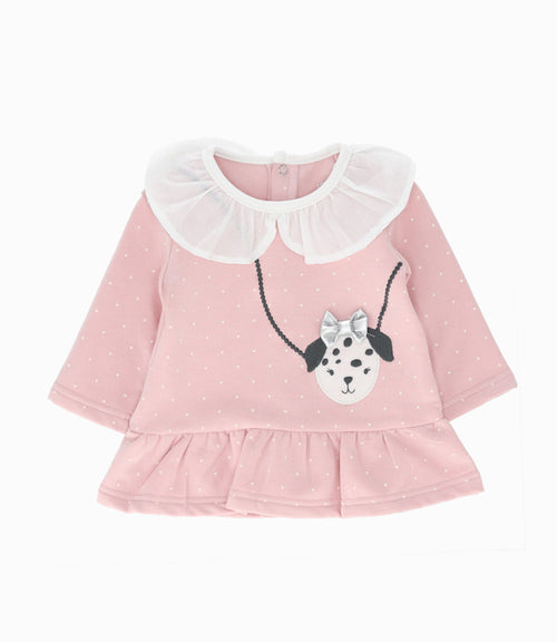 Conjunto recién nacida con diseño 0 meses / Rosado