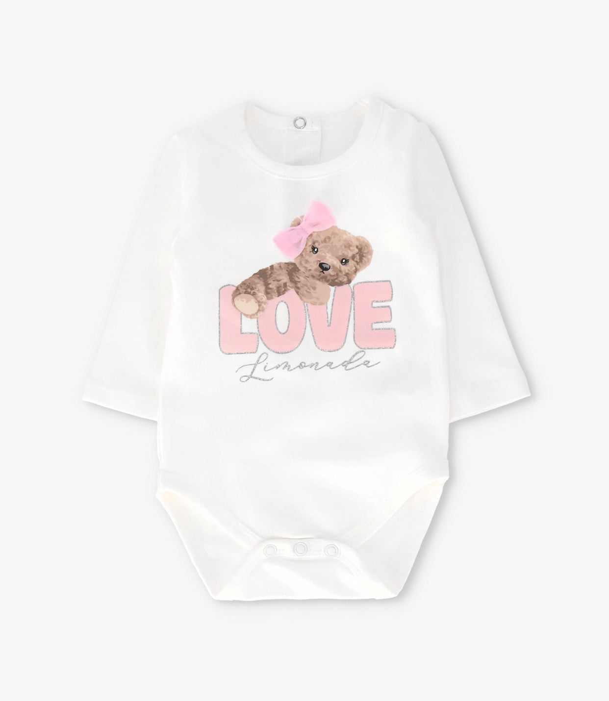 Conjunto recién nacida con oso