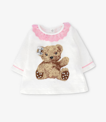 Conjunto recién nacida con oso