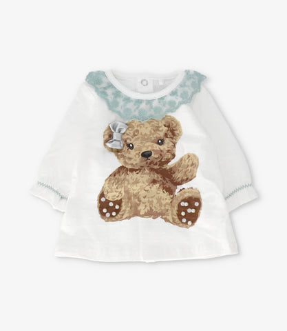 Conjunto recién nacida con oso