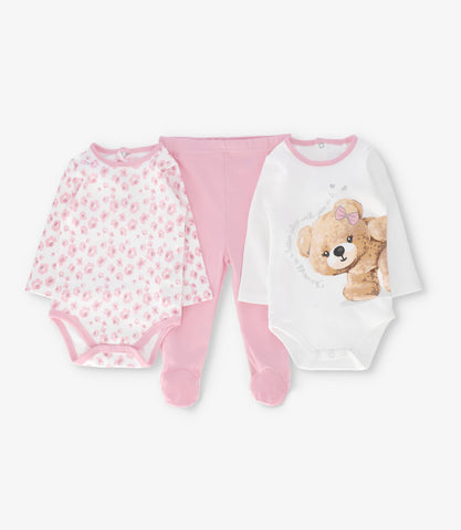 Conjunto recién nacida 3 piezas