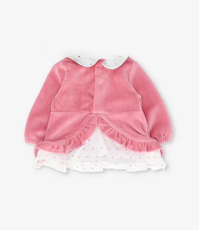 Conjunto recién nacida con conejos 0 meses / Coral