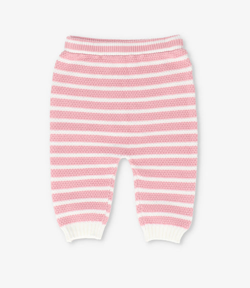 Conjunto recién nacida tejido con conejo 0 meses / Rosado