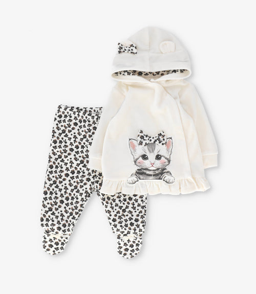 Conjunto recién nacida animal print