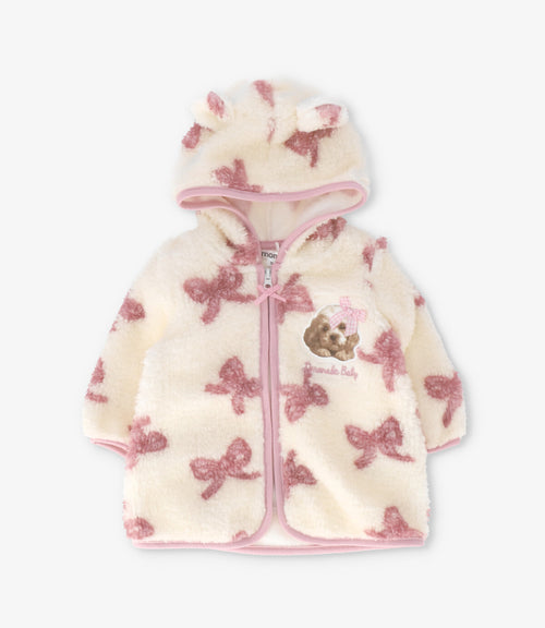 Conjunto recién nacida con lazos 0 meses / Palo Rosa