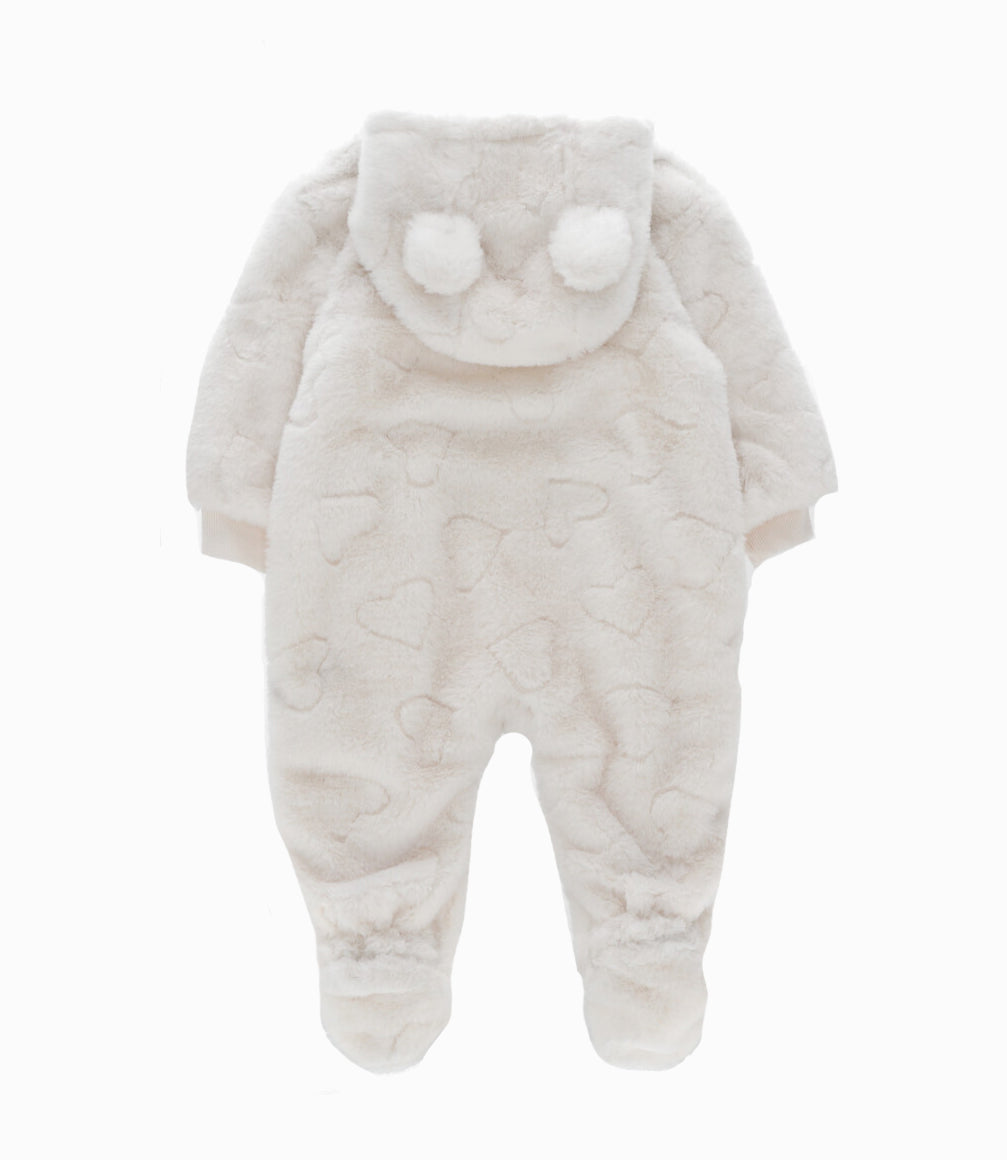 Saquito recién nacida con osito 0 meses / Blanco