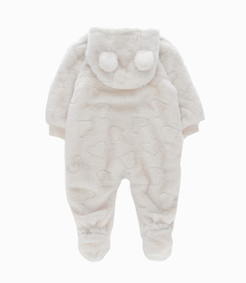 Saquito recién nacida con osito 0 meses / Blanco